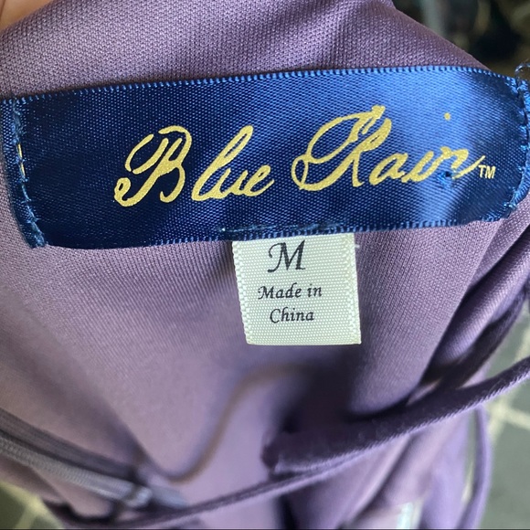 Purple Embroidered Dress - Picture 6 of 6